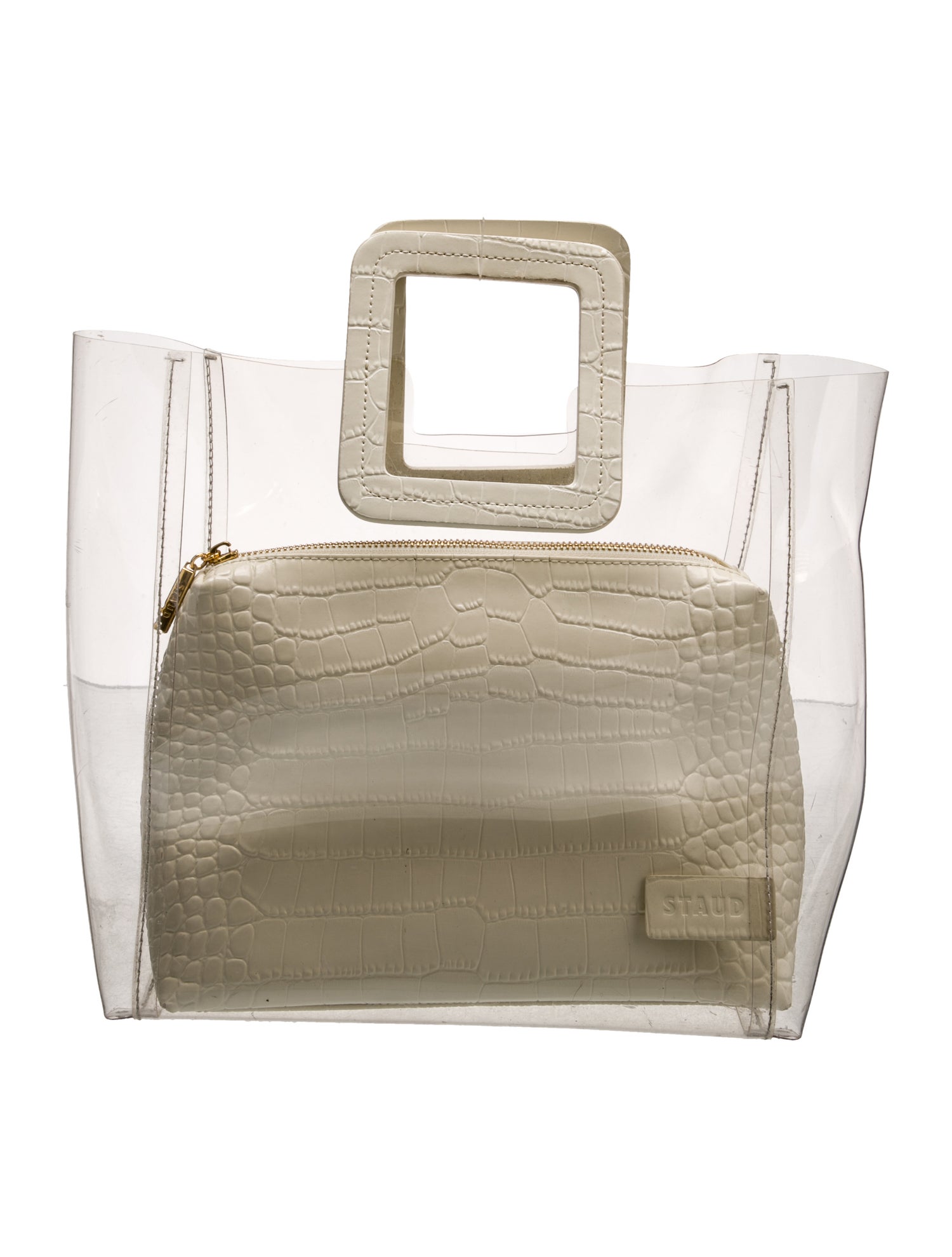 Staud Leather Top Handle Bag