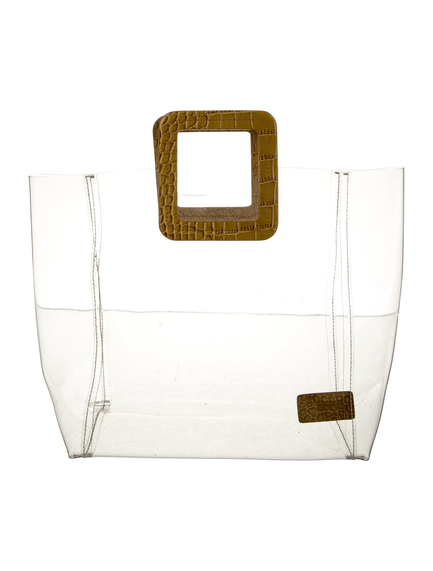 Staud PVC Top Handle Bag