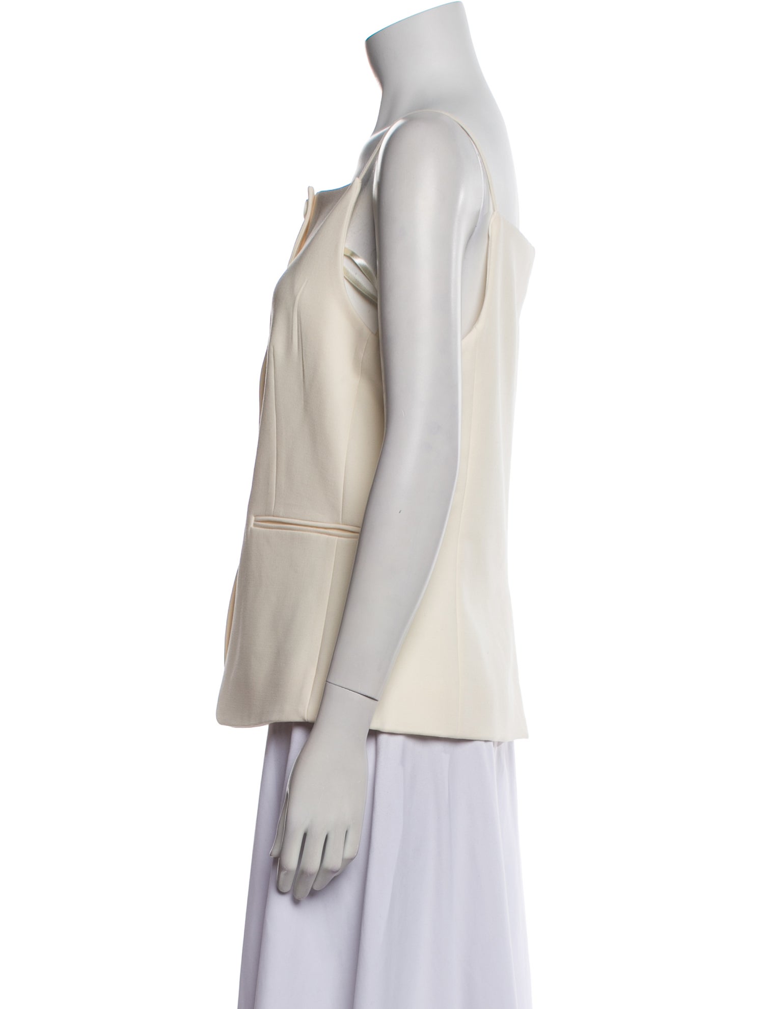 Staud Square Neckline Sleeveless Top