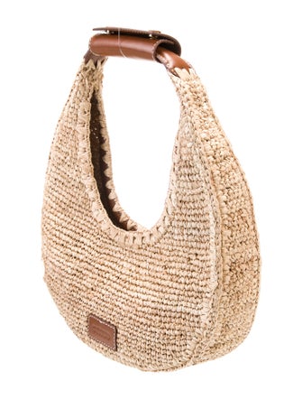 Staud Straw Shoulder Bag