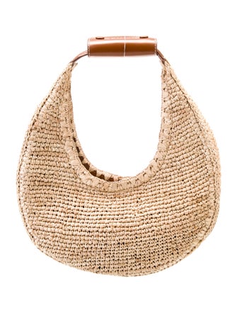 Staud Straw Shoulder Bag