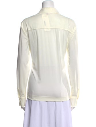 Staud Long Sleeve Button-Up Top