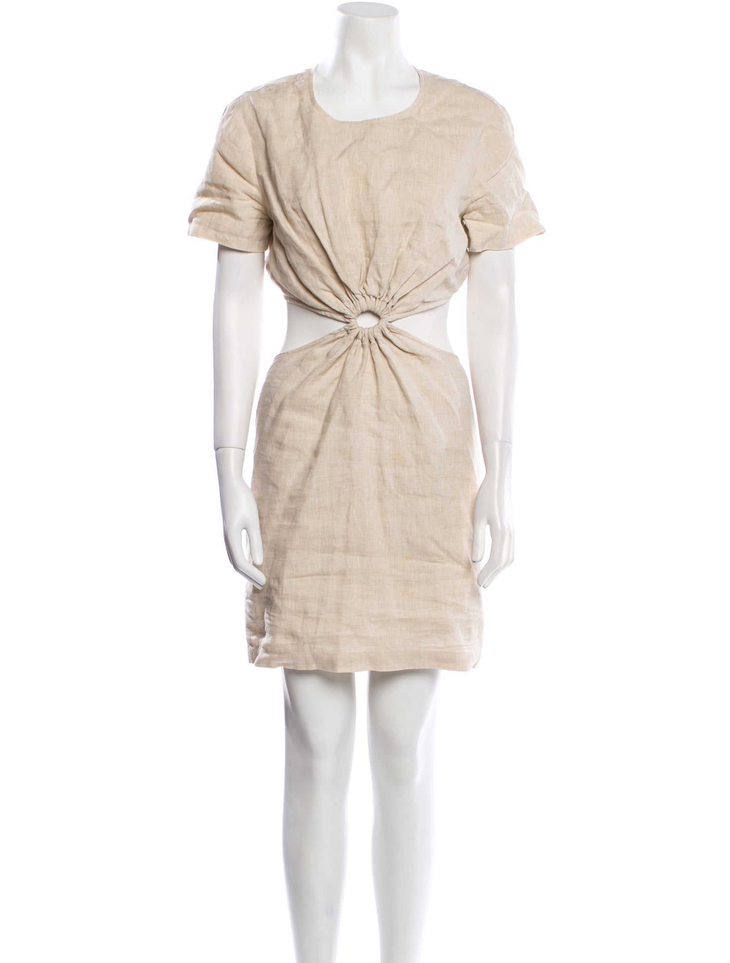 Staud Linen Mini Dress