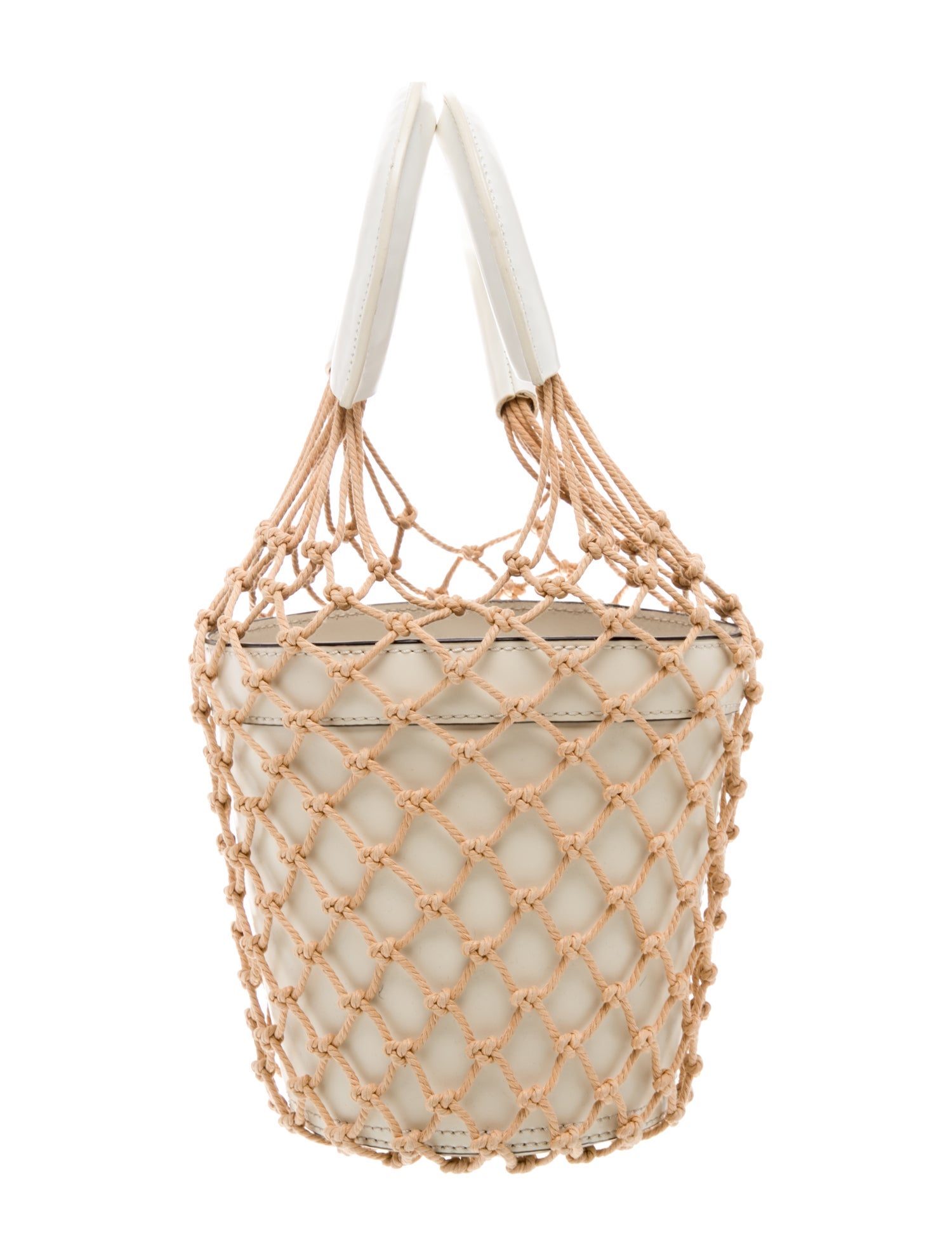 Staud Leather Top Handle Bag