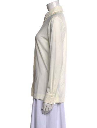 Staud Long Sleeve Button-Up Top