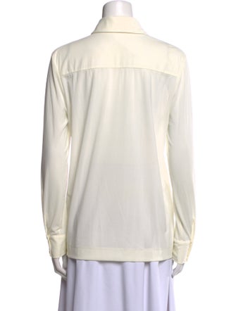 Staud Long Sleeve Button-Up Top