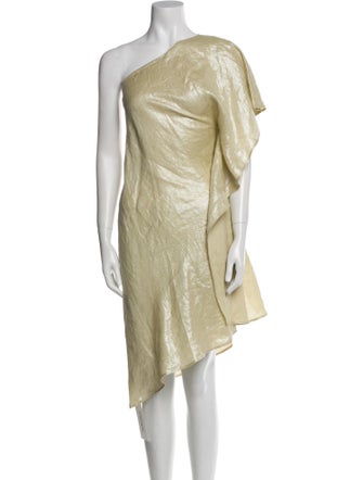 Staud Linen Knee-Length Dress