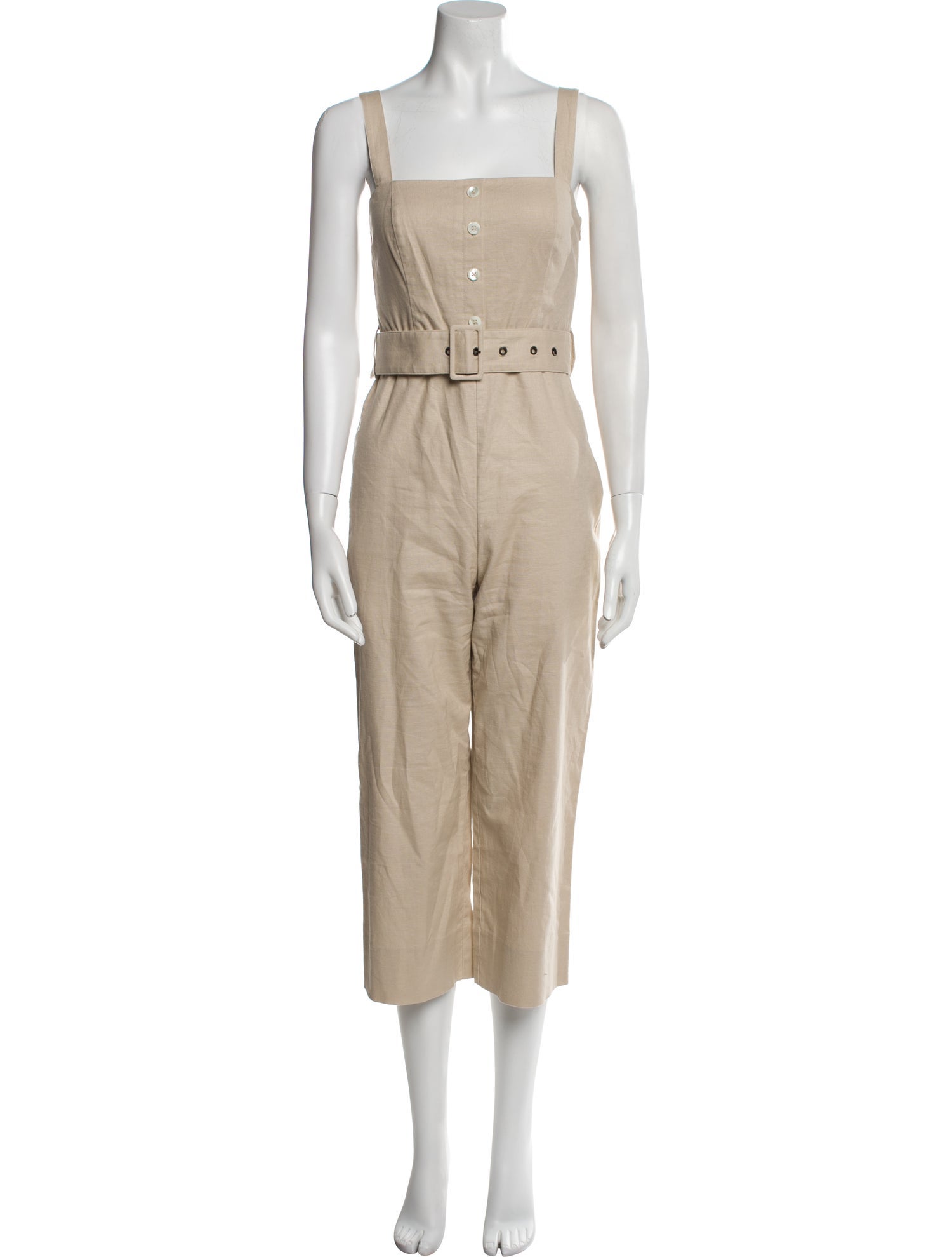 Staud Square Neckline Jumpsuit