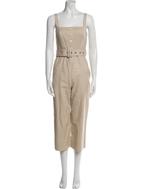 Staud Square Neckline Jumpsuit