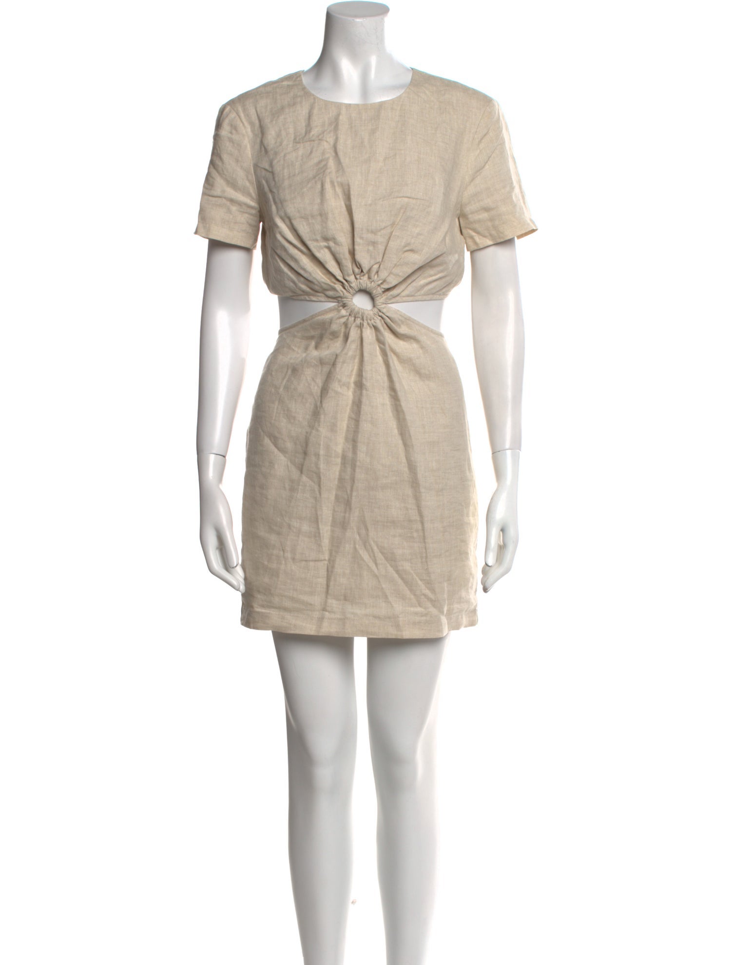 Staud Linen Mini Dress