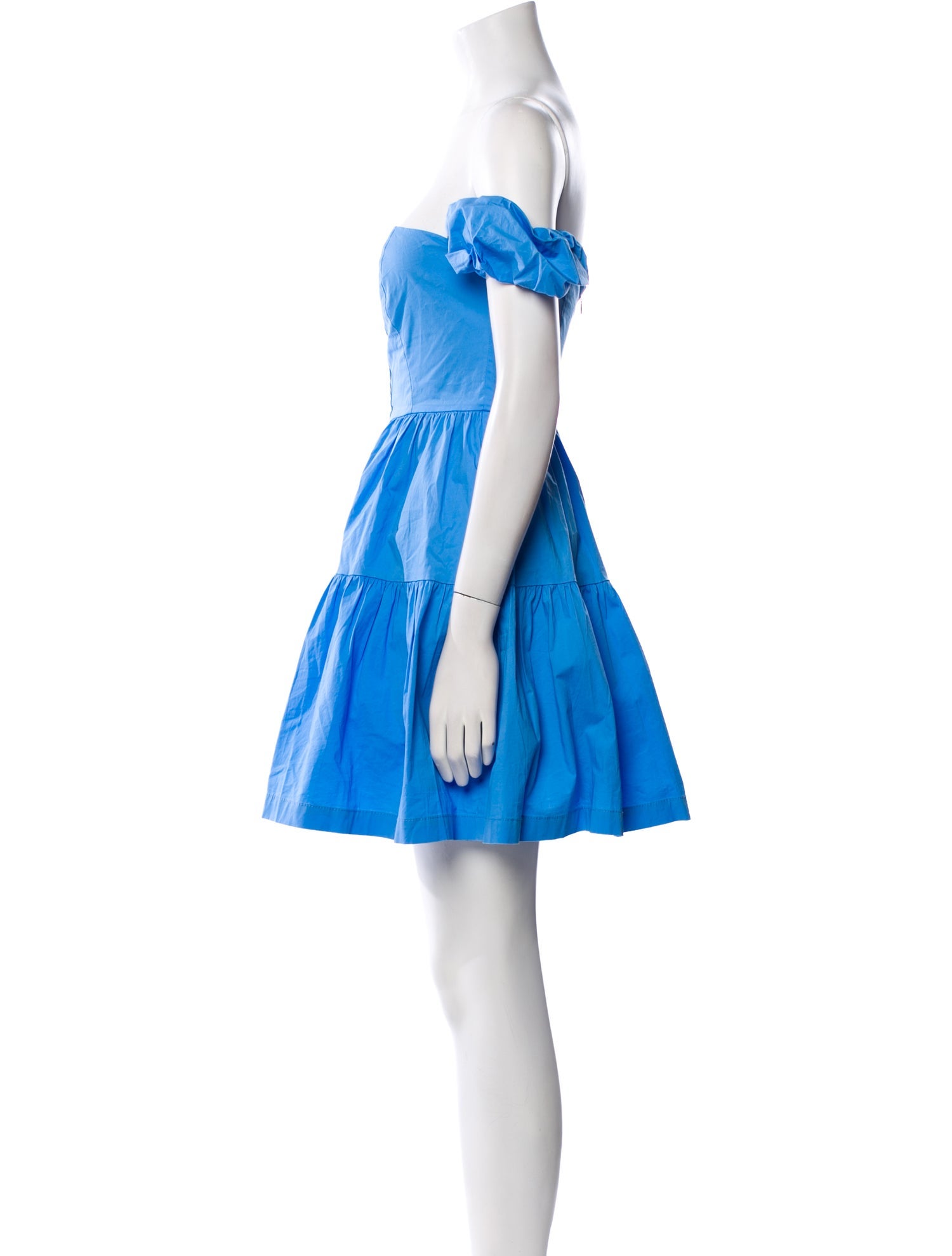 Staud Off-The-Shoulder Mini Dress