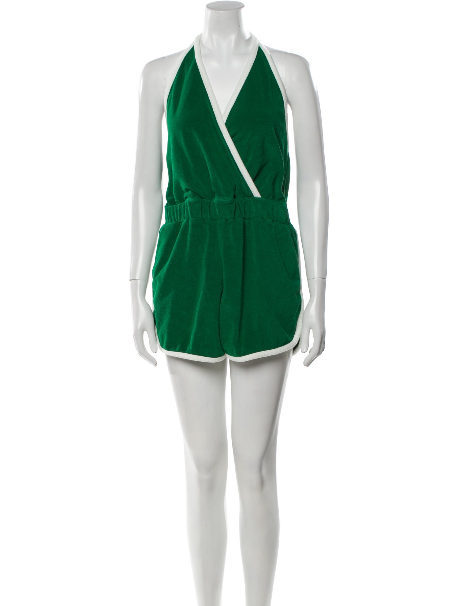 Staud Halterneck Romper