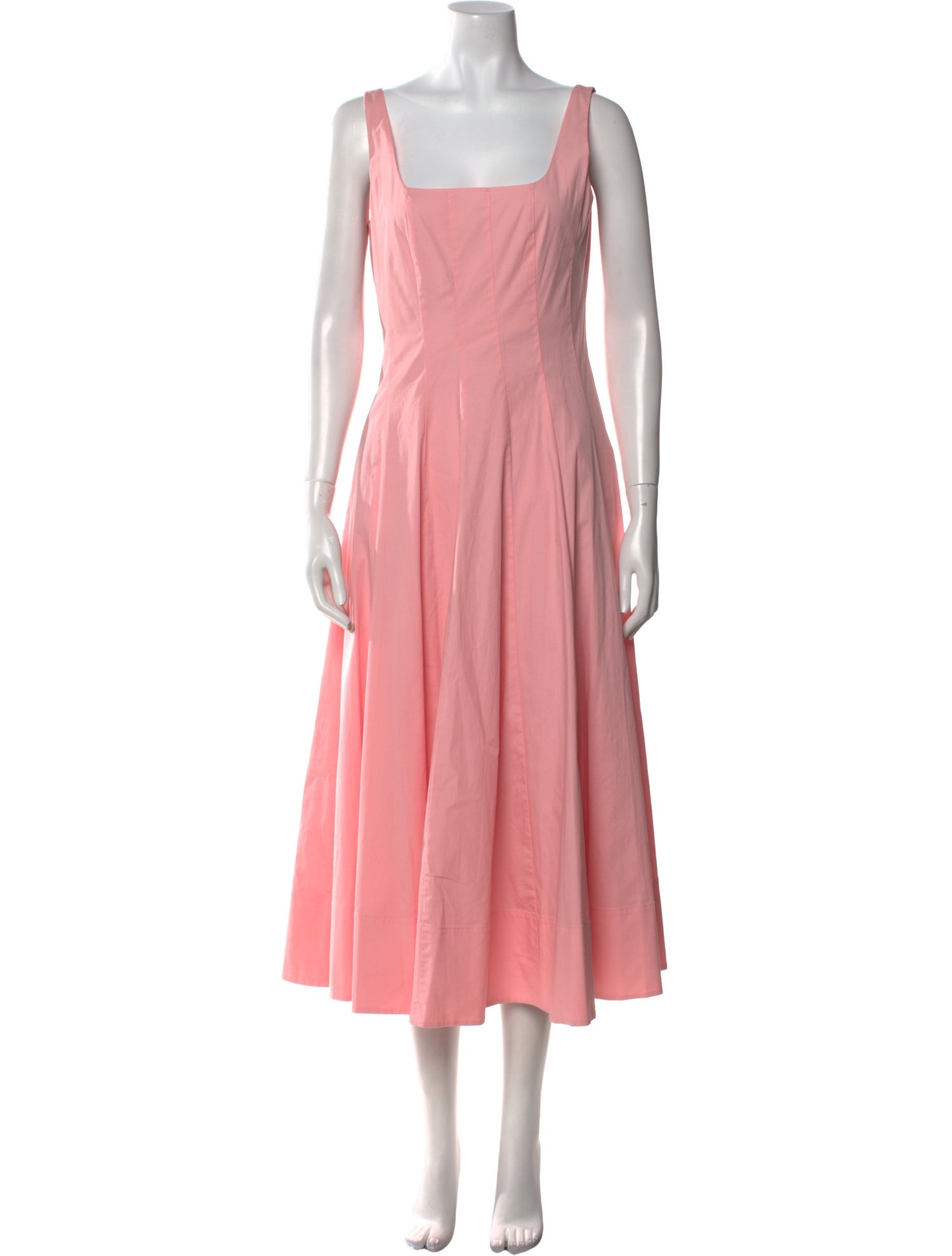 Staud Square Neckline Long Dress