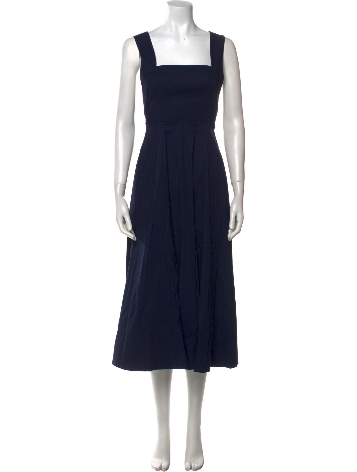 Staud Square Neckline Long Dress