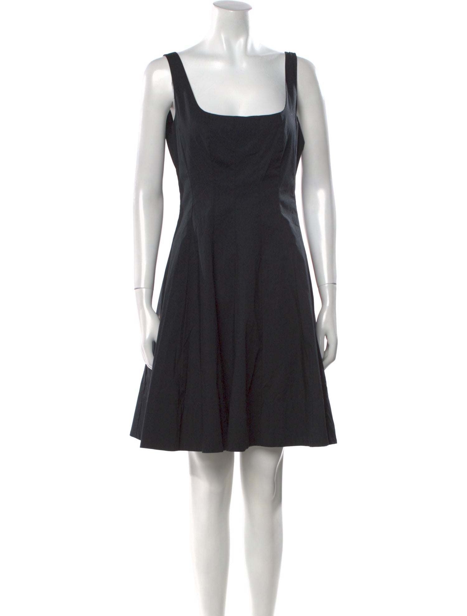 Staud Square Neckline Mini Dress