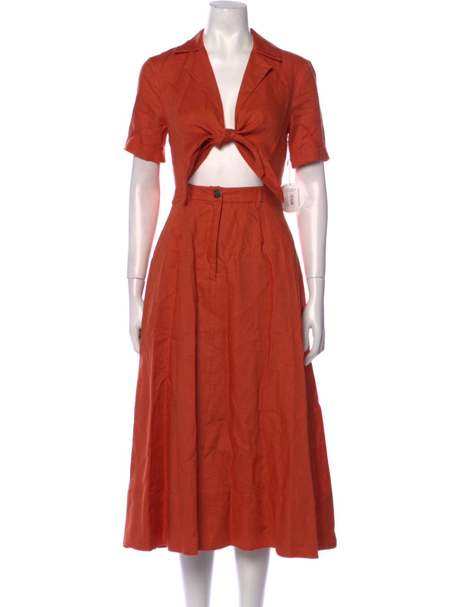 Staud Linen Long Dress w/ Tags