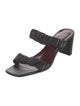 Staud Leather Printed Slides