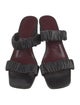 Staud Leather Printed Slides