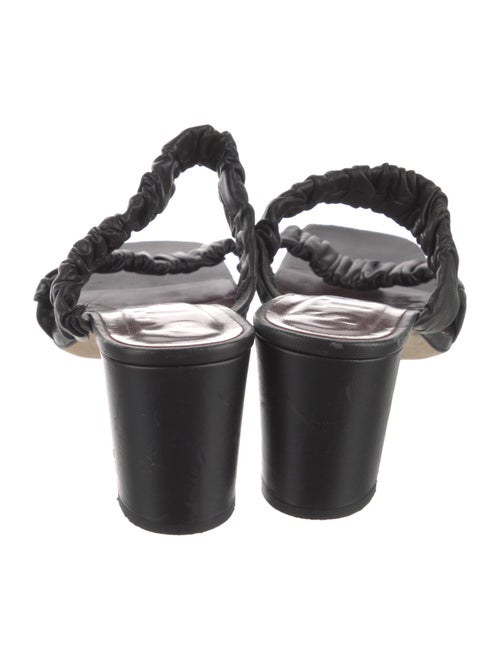 Staud Leather Printed Slides