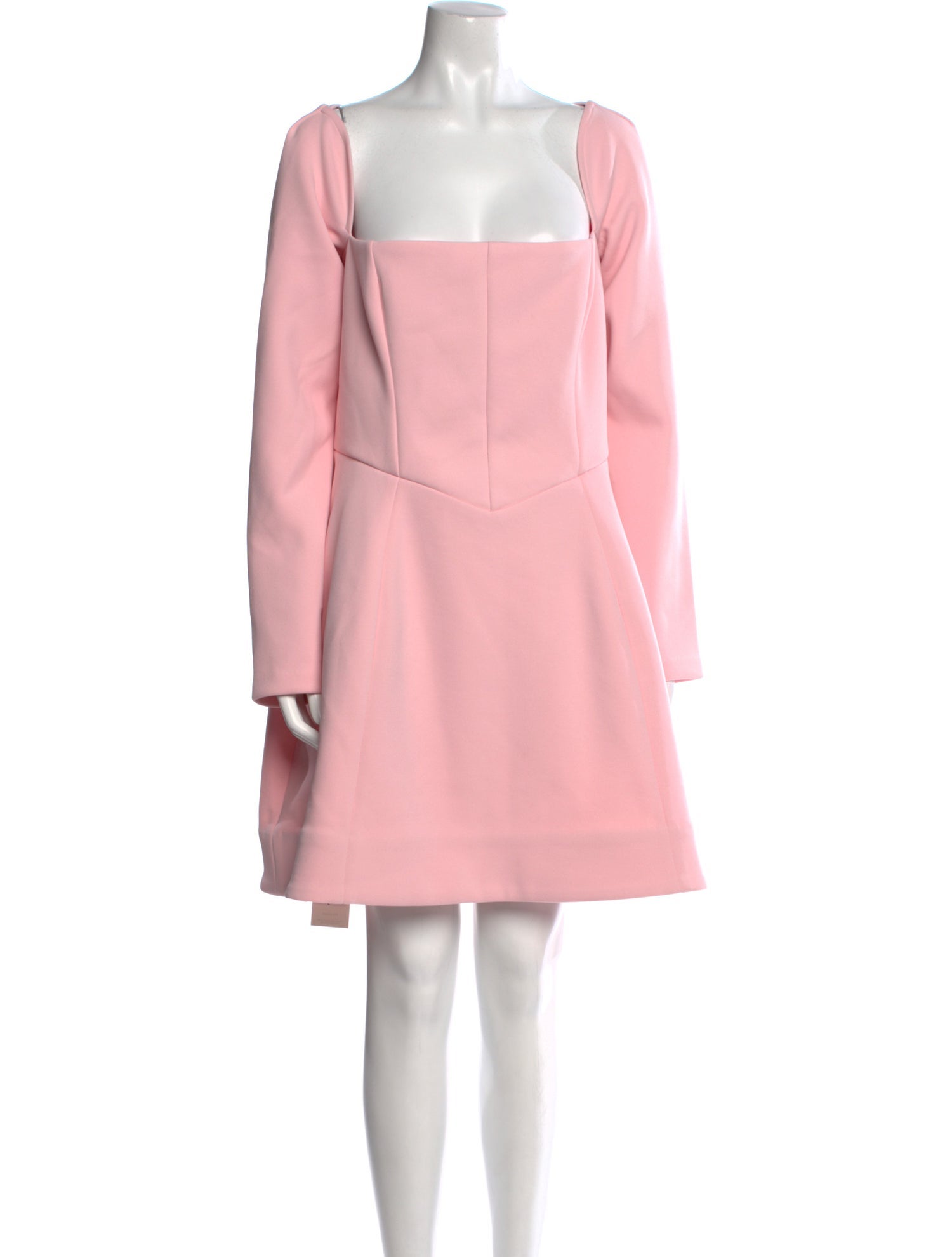 Staud Square Neckline Mini Dress