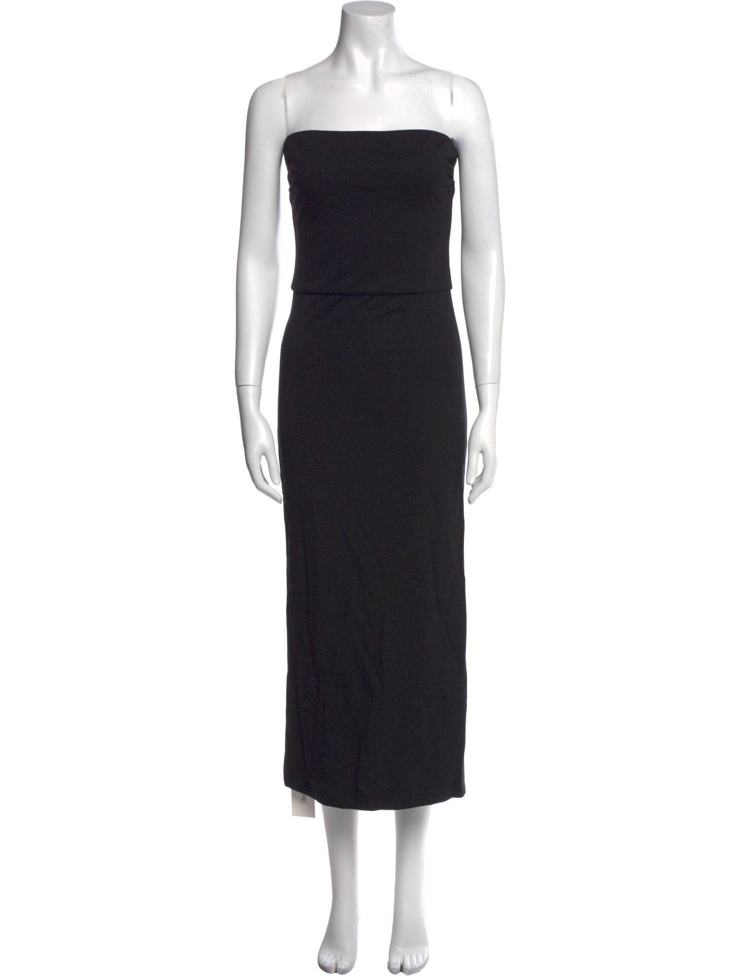 Staud Strapless Midi Length Dress