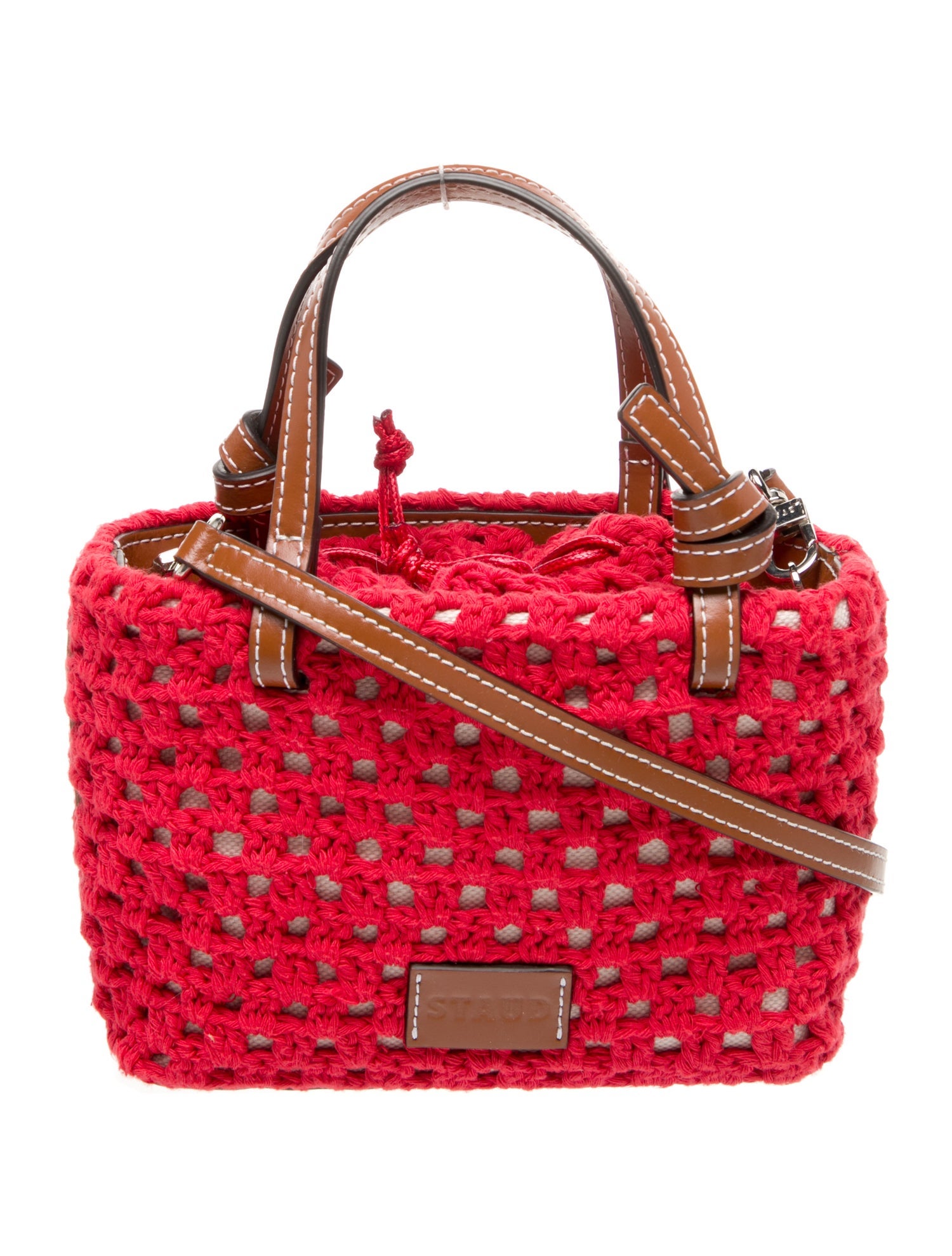 Staud Canvas Crochet Ria Bag Mini