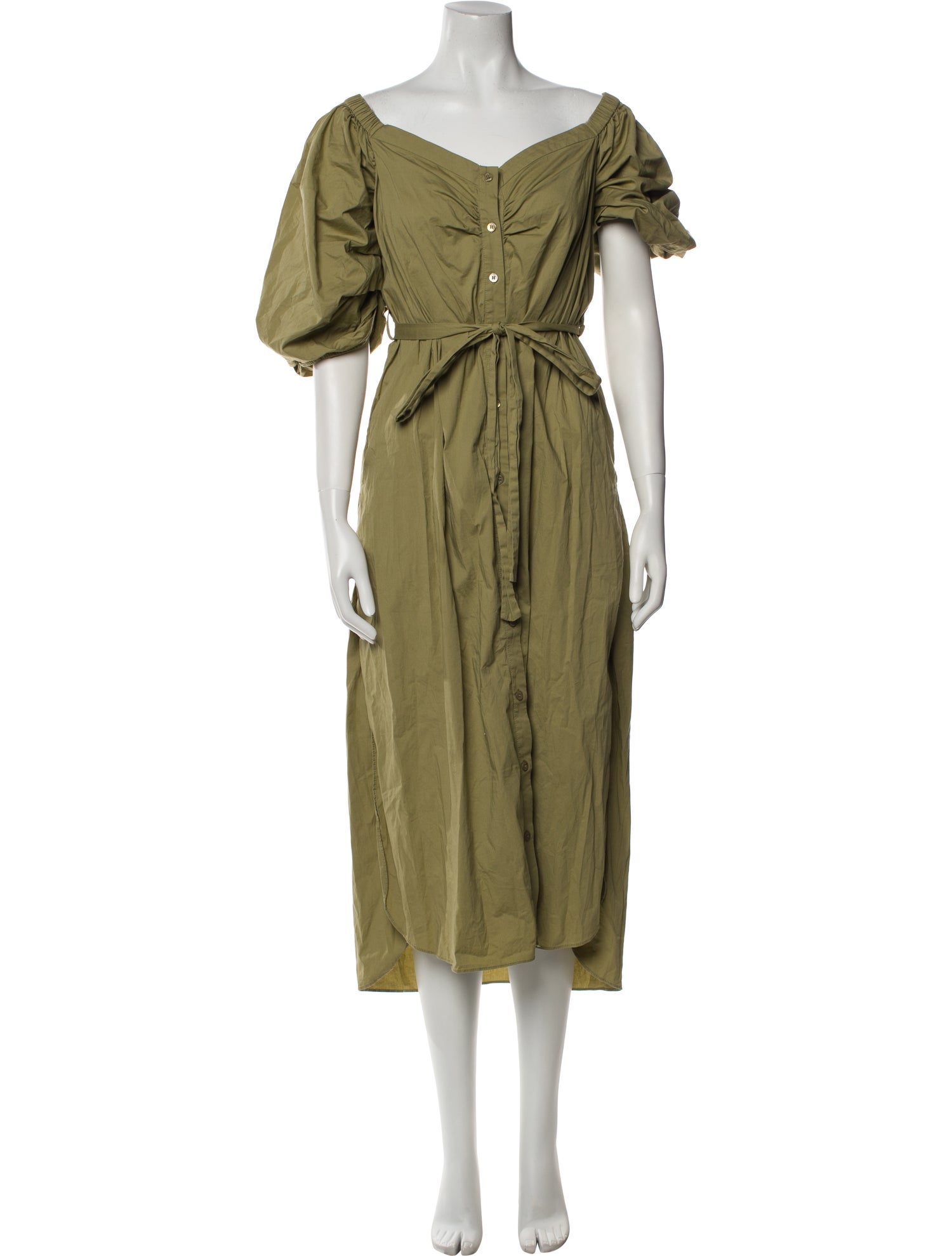 Staud Off-The-Shoulder Long Dress