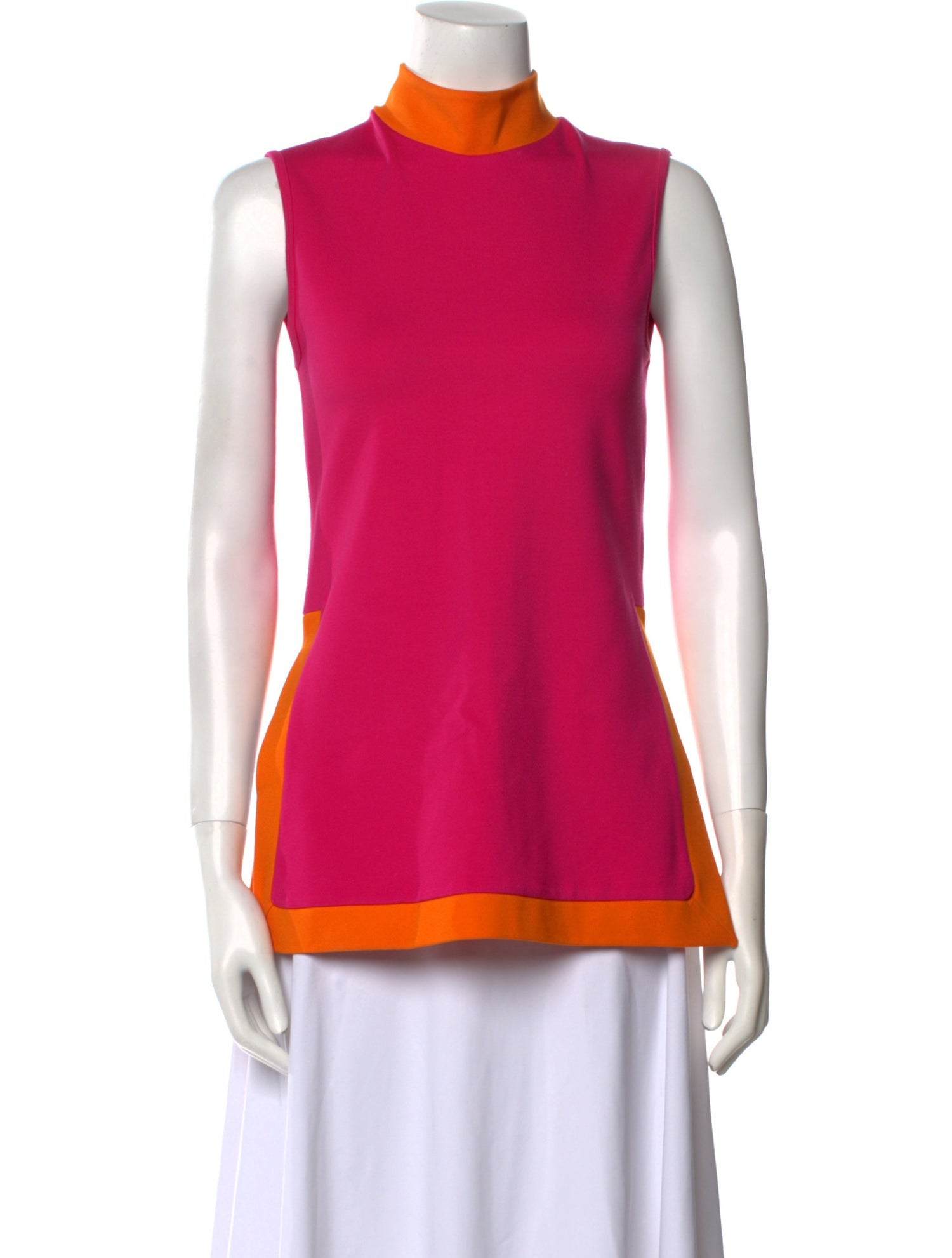 Staud Mock Neck Sleeveless Top