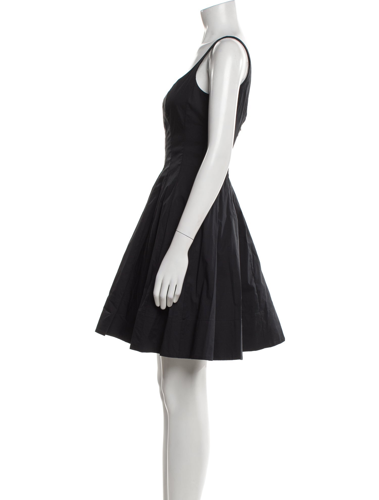 Staud Square Neckline Mini Dress