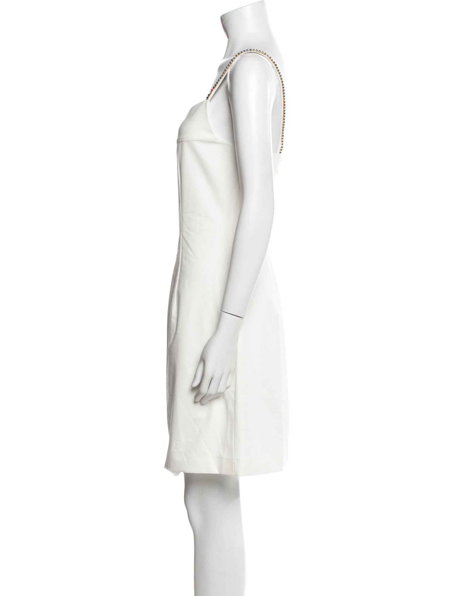 Staud Square Neckline Mini Dress