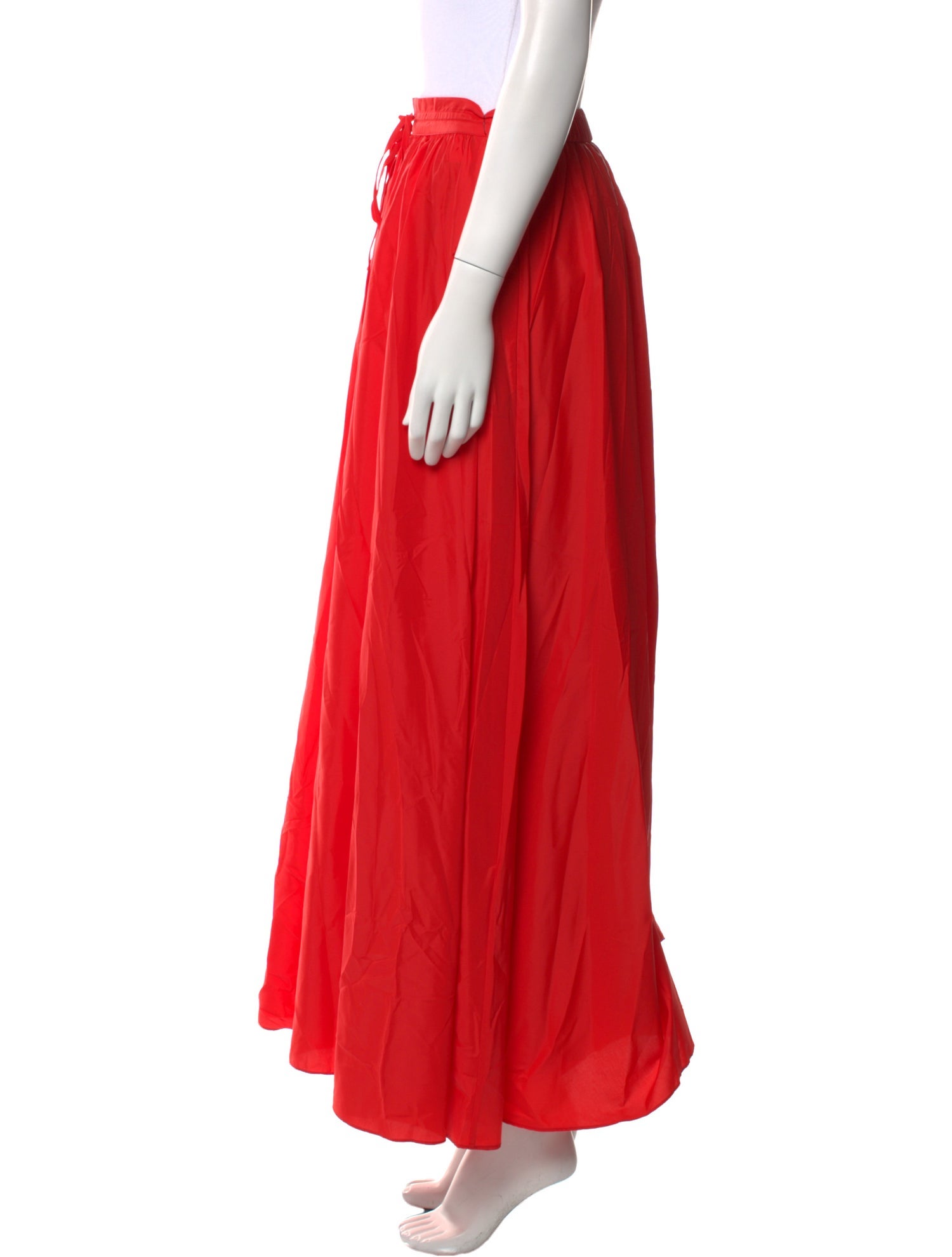 Staud Nylon Midi Length Skirt