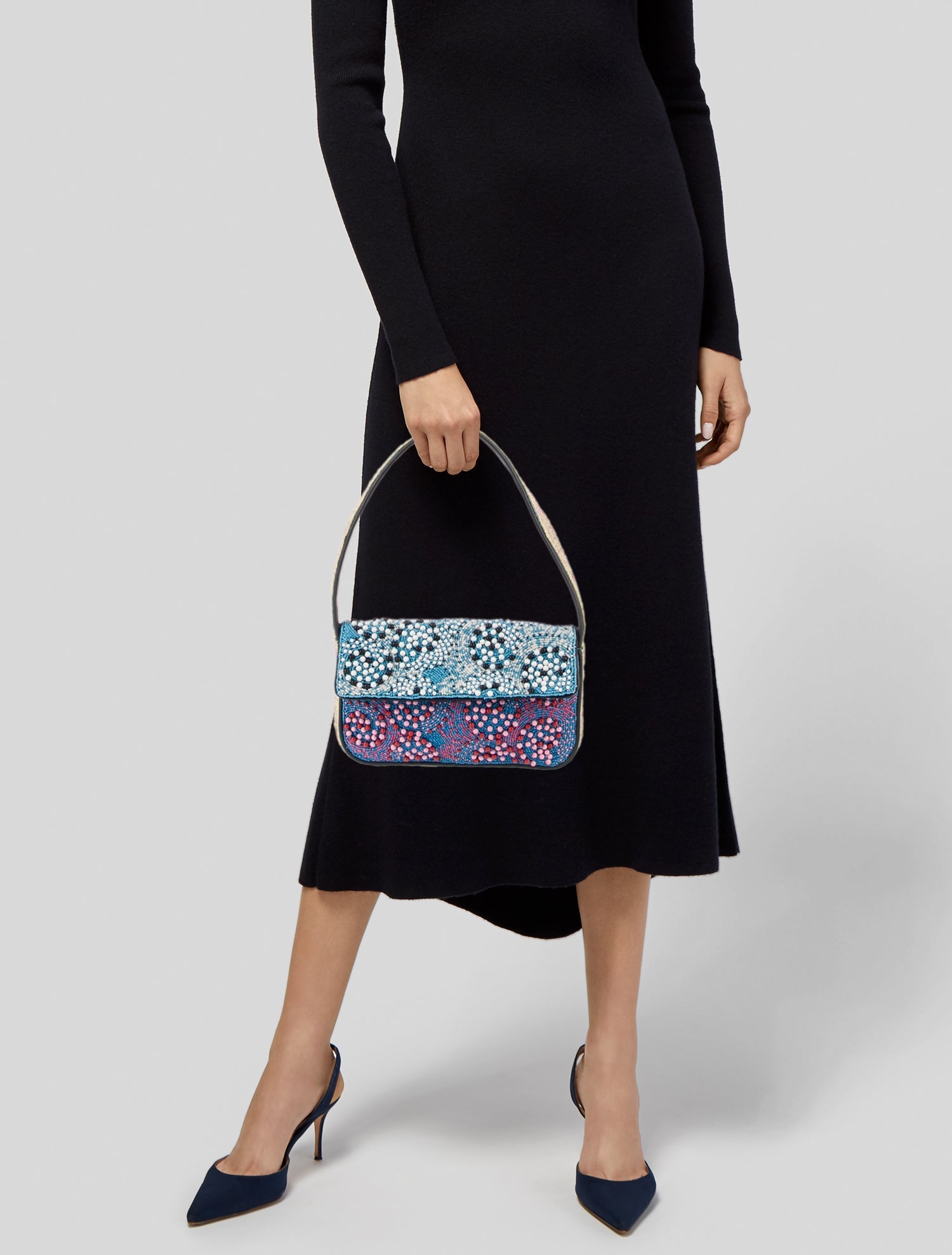 ❤️SONIA RYKIEL❤️ブルゾン❤️ Sonia Rykiel Nylon Shoulder Bag - Black Shoulder Bags
