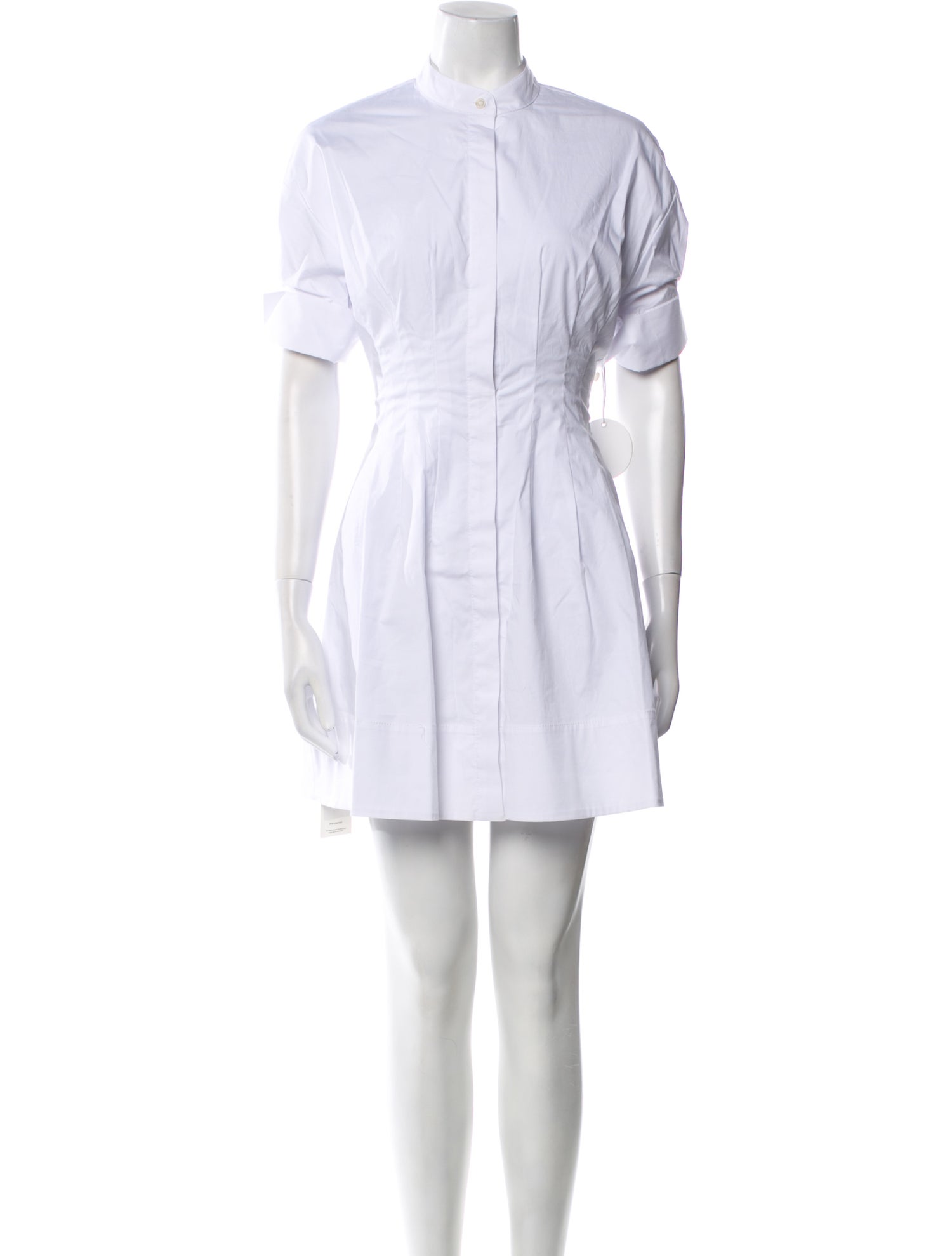 Staud Mock Neck Mini Dress