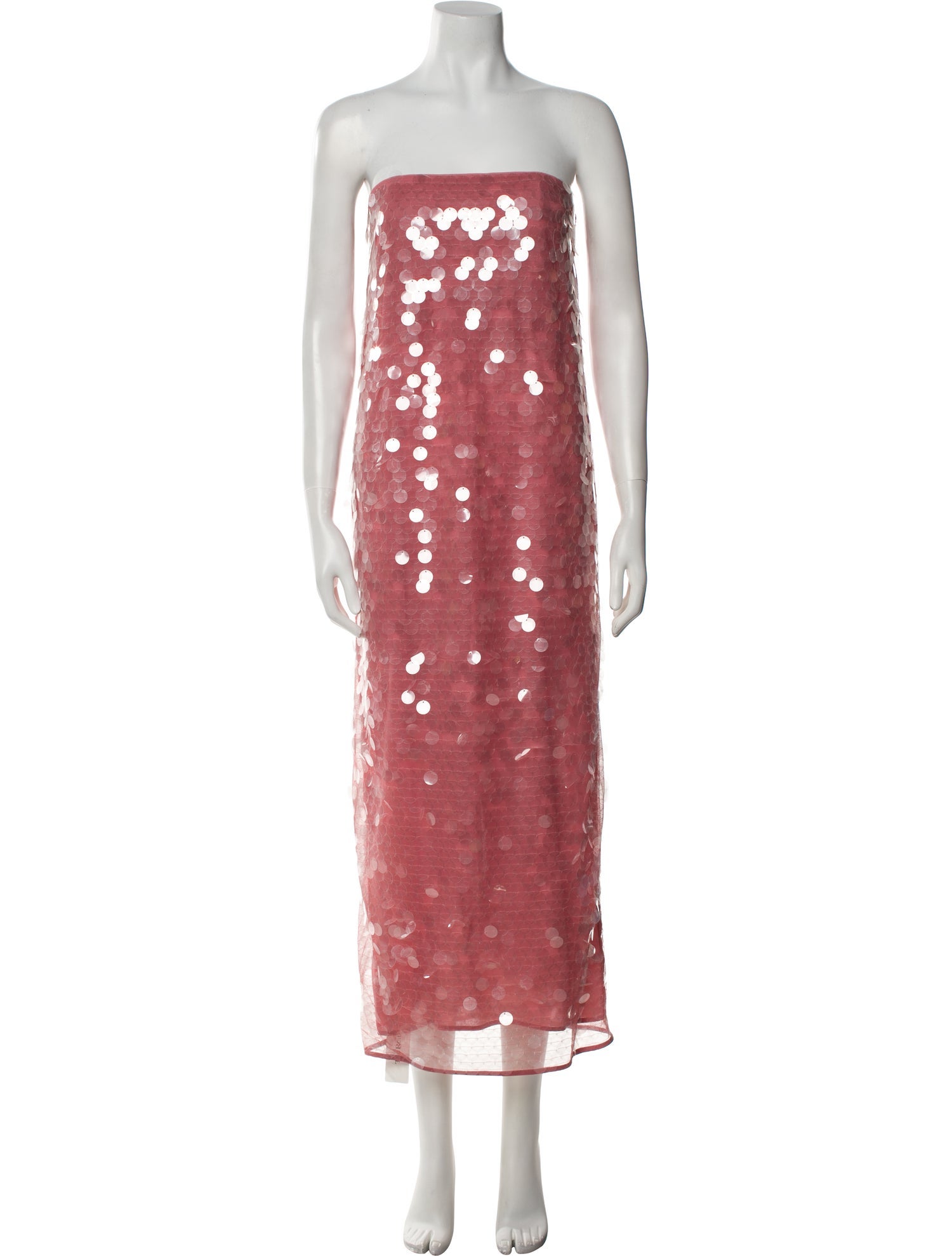 Staud Printed Midi Length Dress