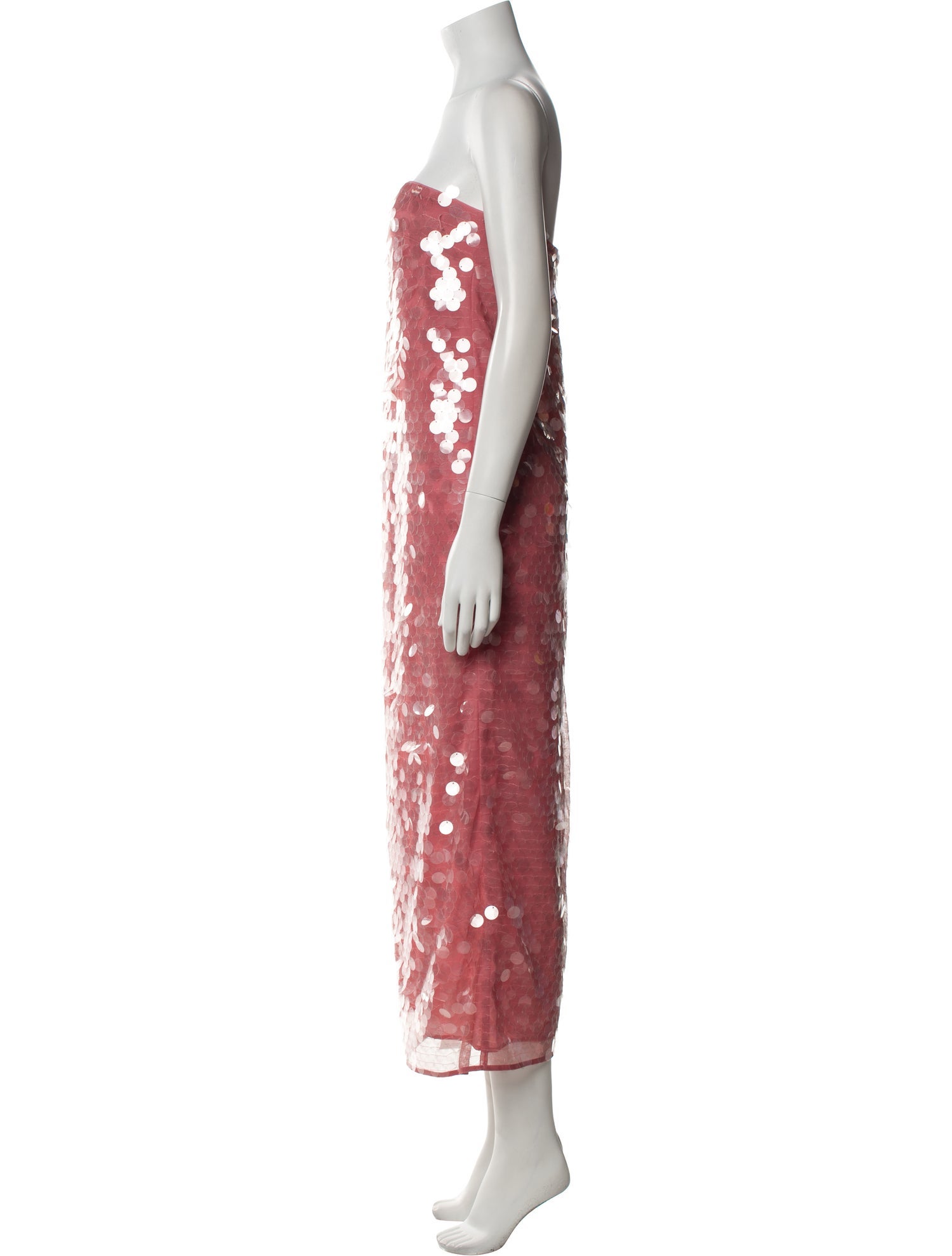 Staud Printed Midi Length Dress