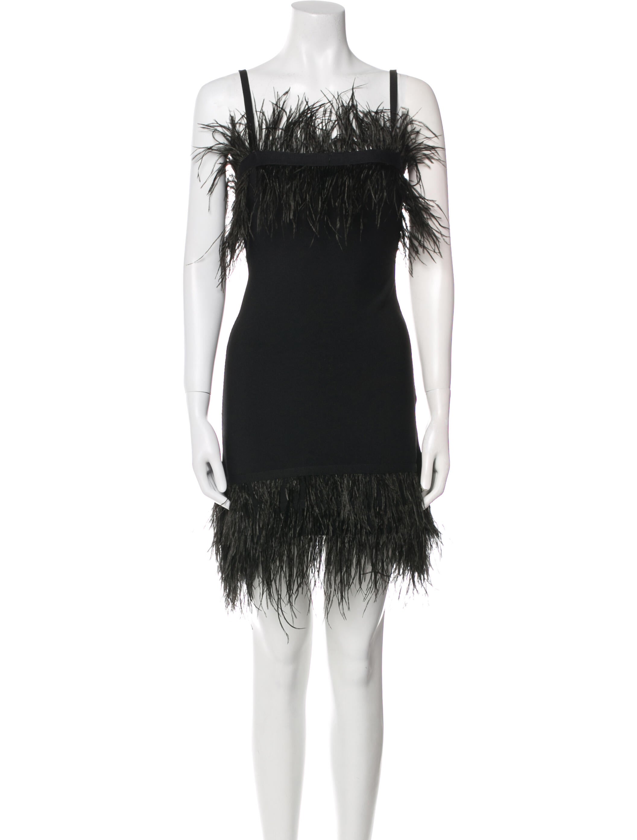 Staud Square Neckline Mini Dress