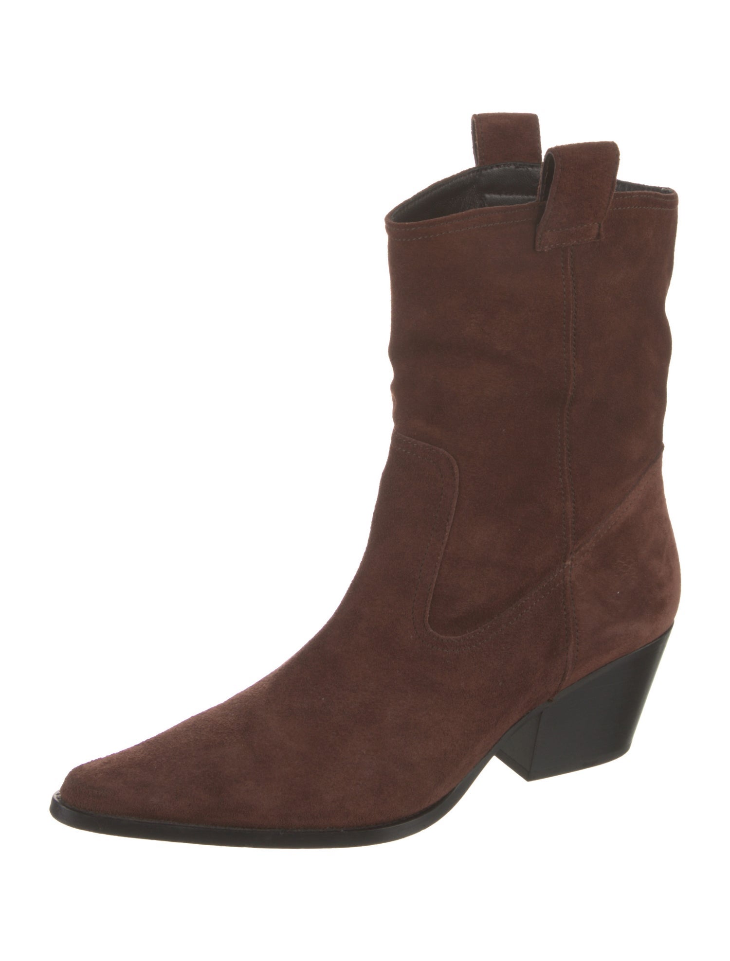 Staud Suede Western Boots