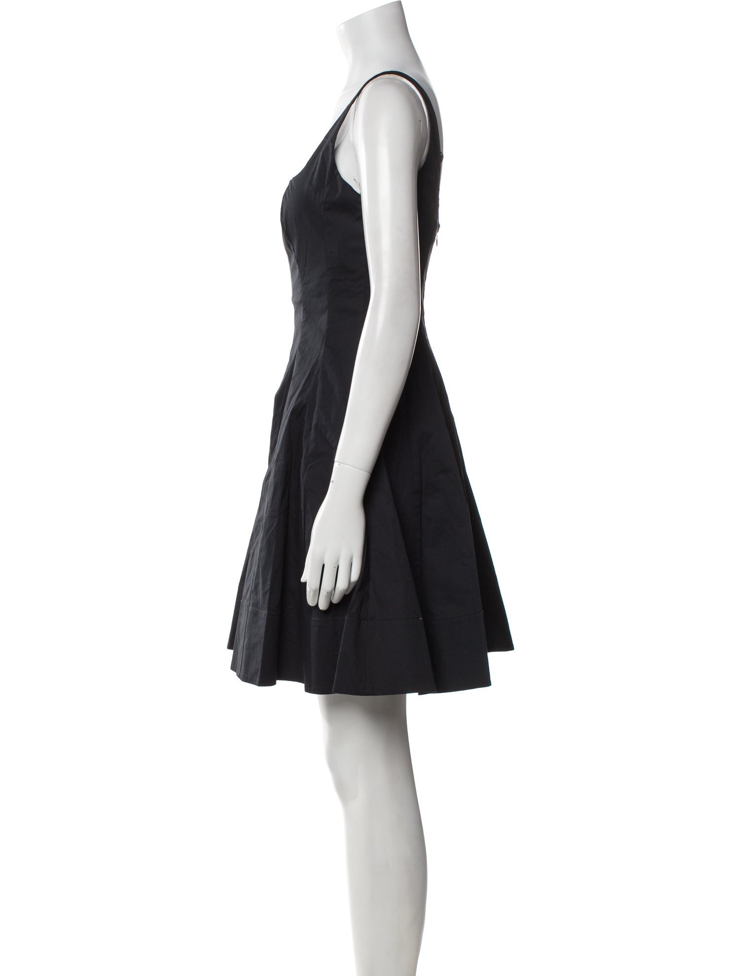 Staud Square Neckline Mini Dress