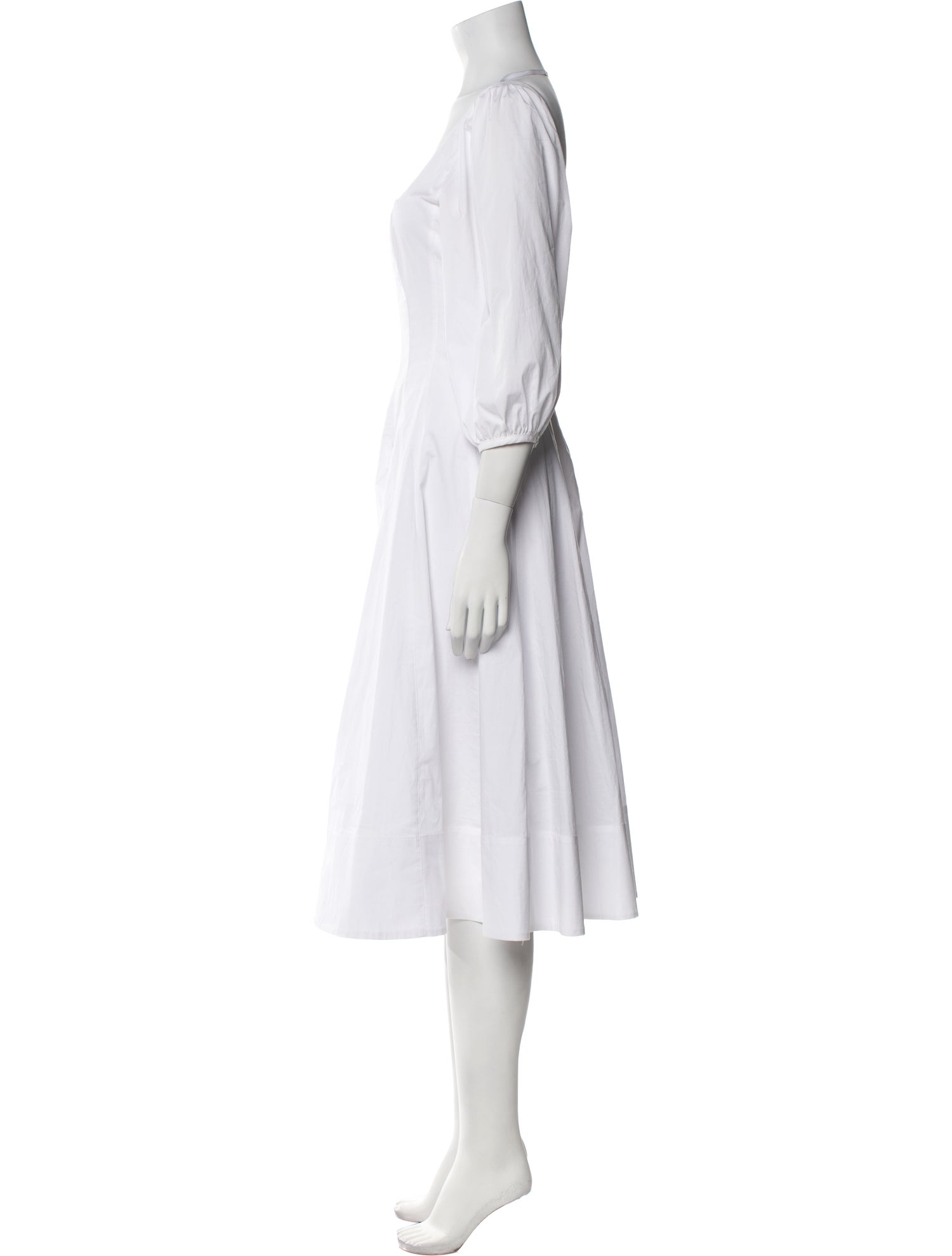 Staud Square Neckline Mini Dress