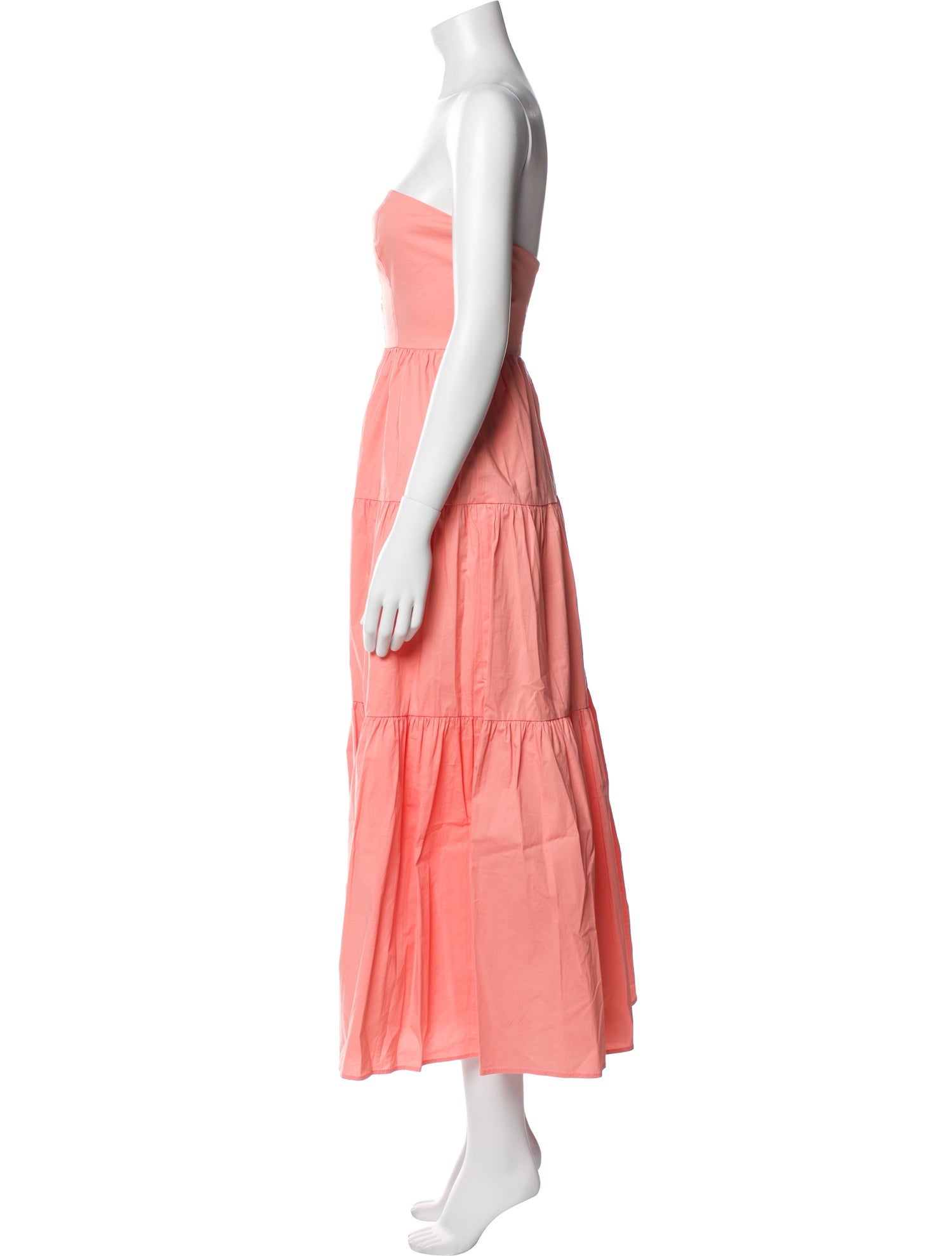 Staud Strapless Midi Length Dress w/ Tags