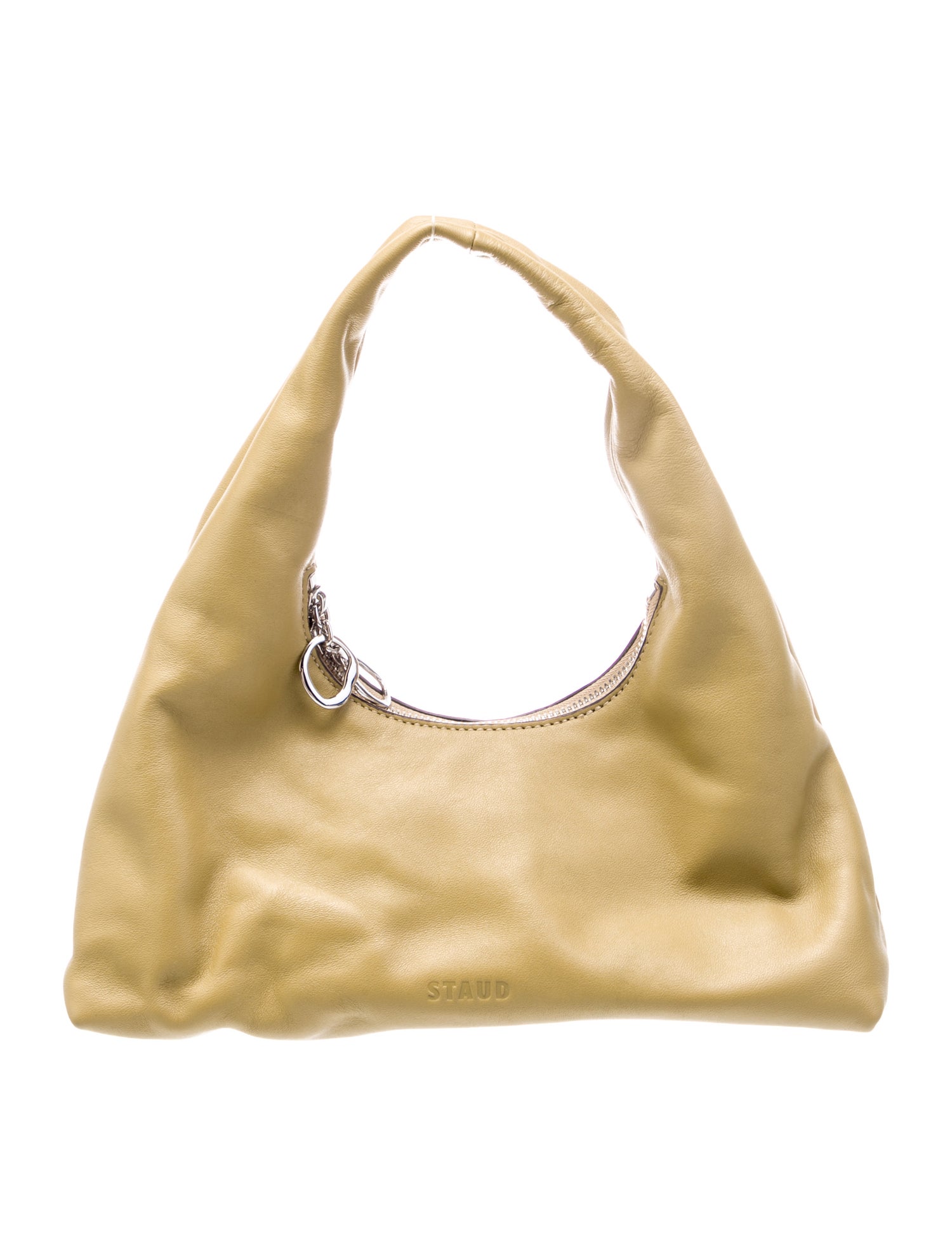 Staud Leather Top Handle Bag