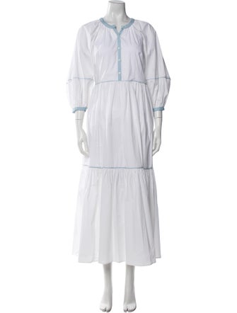 Staud Crew Neck Long Dress