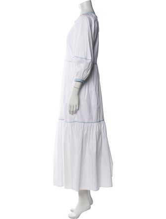 Staud Crew Neck Long Dress