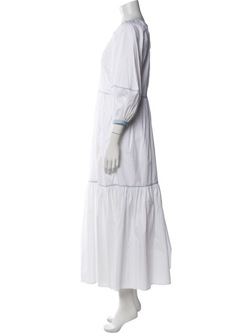 Staud Crew Neck Long Dress