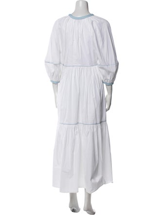 Staud Crew Neck Long Dress