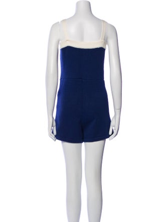 Staud Square Neckline Romper