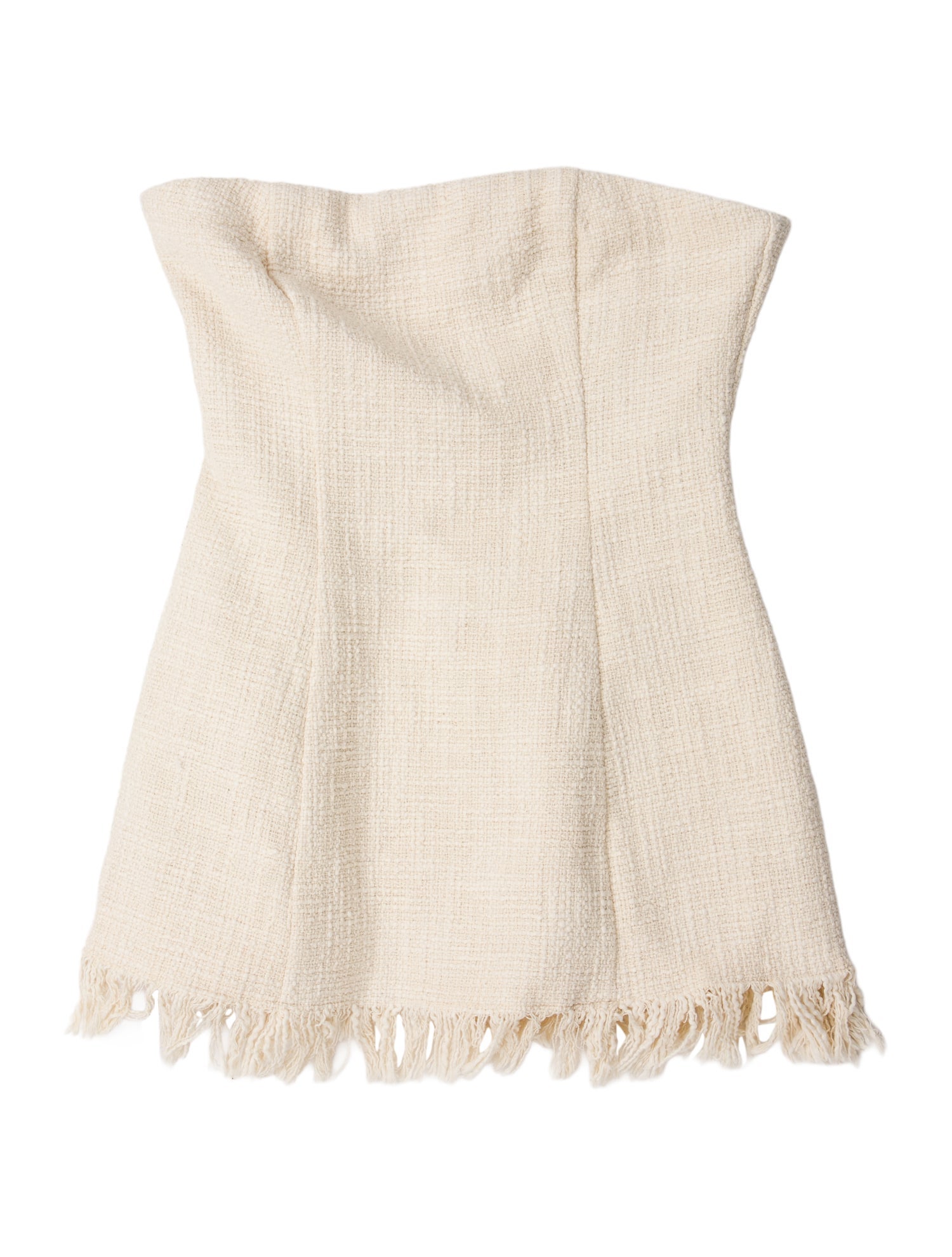 Staud Strapless Crop Top