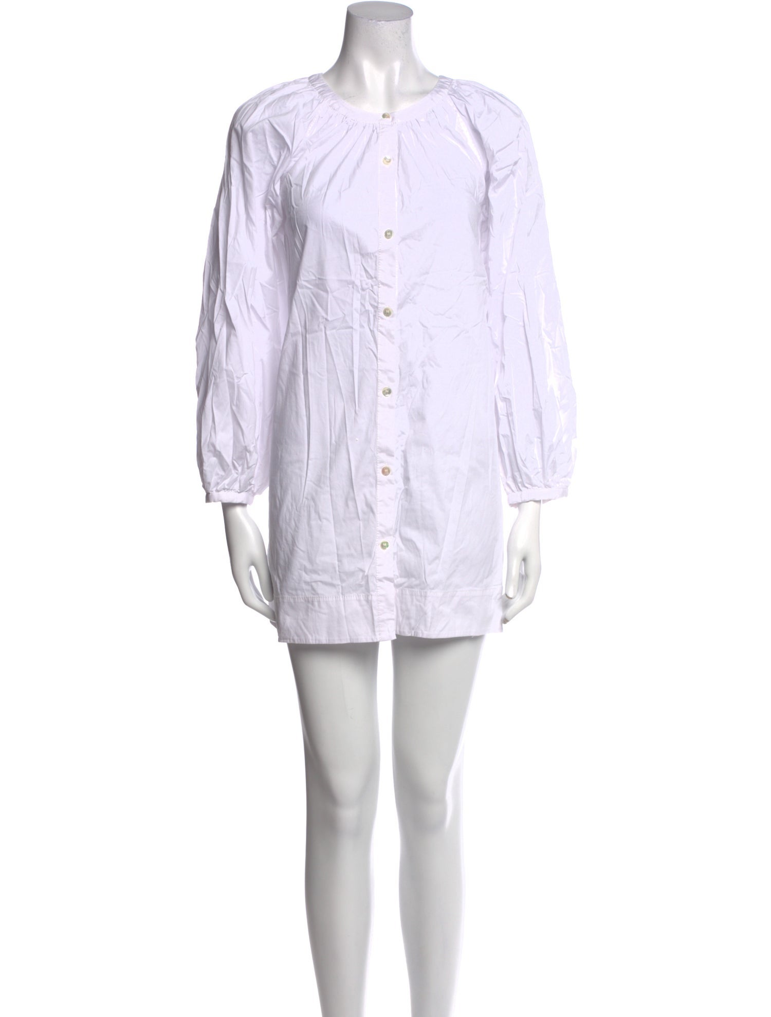 Staud Crew Neck Mini Dress