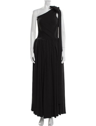 Staud One-Shoulder Long Dress
