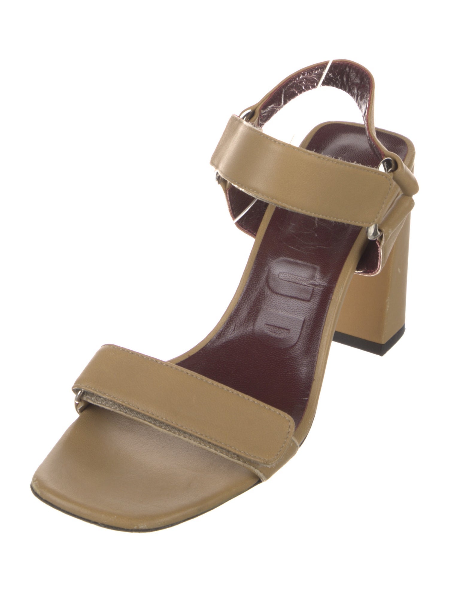 Staud Leather Slingback Sandals